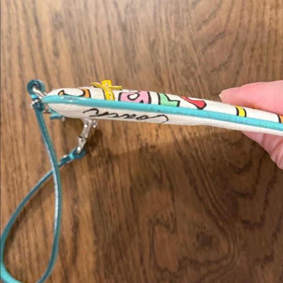 Coach Y2K Poppy Multicolor Wristlet Pouch - Picture 6 of 9
